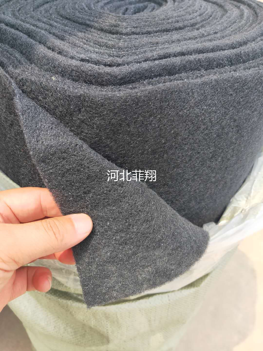 活性炭過(guò)濾棉體積密度小，風(fēng)阻小